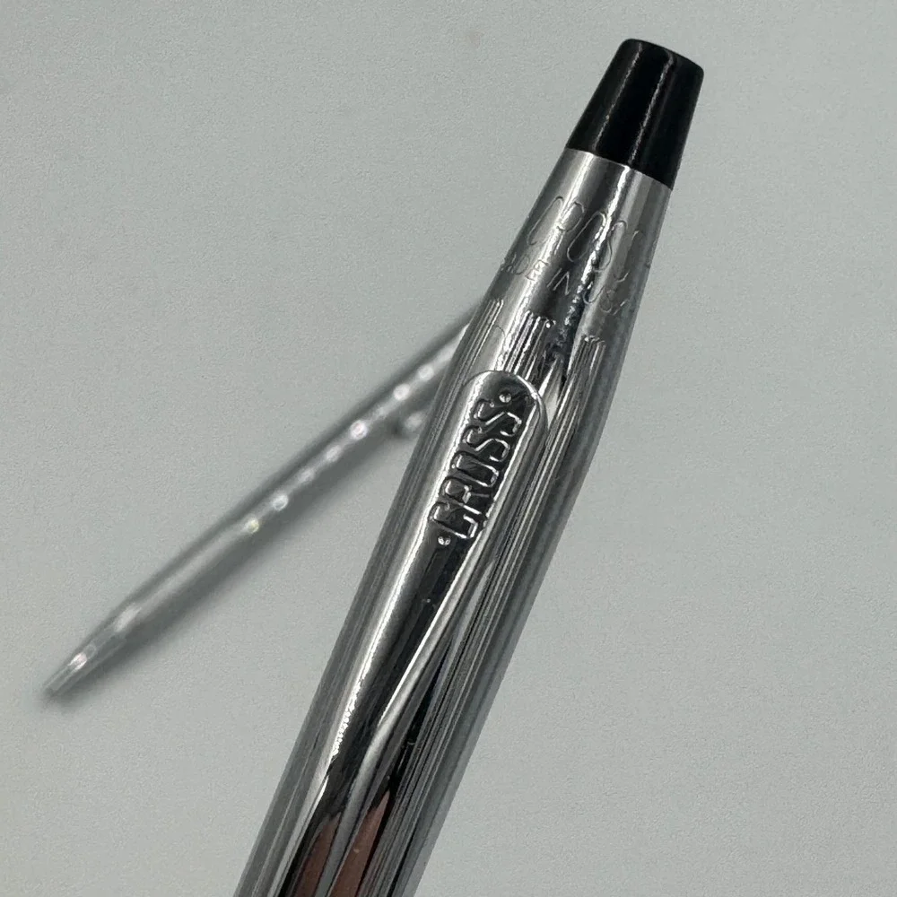 Cross Ballpoint Pen Set OS‎ Silver Chrome Vintage Century Made in USA